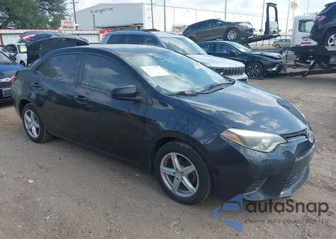 2015 Toyota Corolla Le из США, поврежденный, VIN 5YFBURHE4FP341658